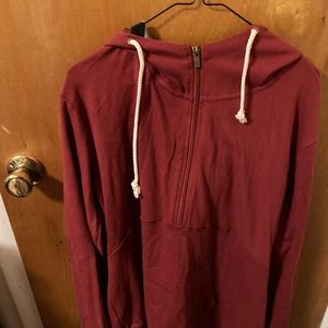 New ampersand half zip hoodie